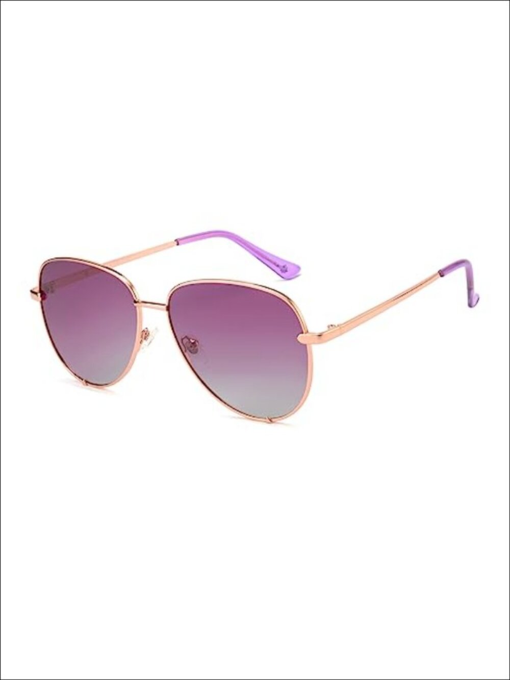Oversized Aviator Sunglasses Polarized UV400 Metal Frame Women Retro